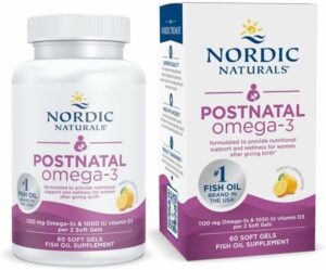 Nordic Naturals Postnatal Omega 3 vitamine permise in alaptare